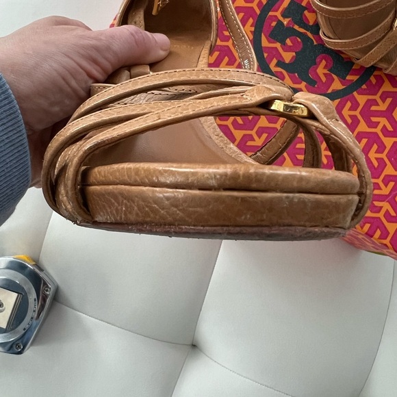 Tory burch elizabella tan leather heels 8 - Picture 7 of 7